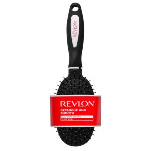 REVLON Detangle & Smooth Black Cushion Hair Brush