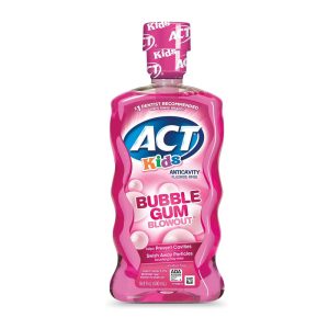 ACT Kids Anticavity Fluoride Rinse, Bubble Gum Blowout