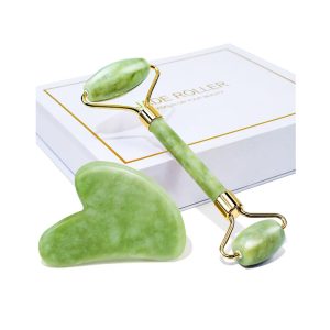 BAIMEI Jade Roller & Gua Sha Facial Tools