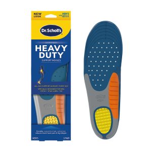Dr. Scholl's Heavy Duty Support Insole Orthotics, Big & Tall, Shock Absorbing, Arch Support, Distributes Pressure