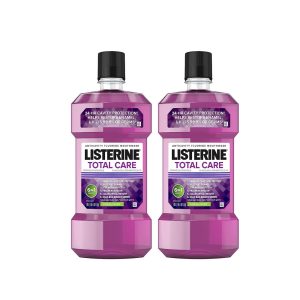 Listerine Total Care Anticavity Fluoride Mouthwash, 6 Benefits in 1