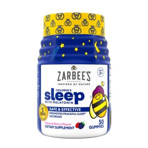 Zarbee's Kids 1mg Melatonin Gummy,Drug-Free & Effective Sleep Supplement